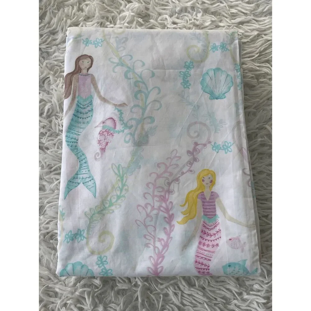 Pottery Barn Kids Bailey Mermaid Twin Sheets